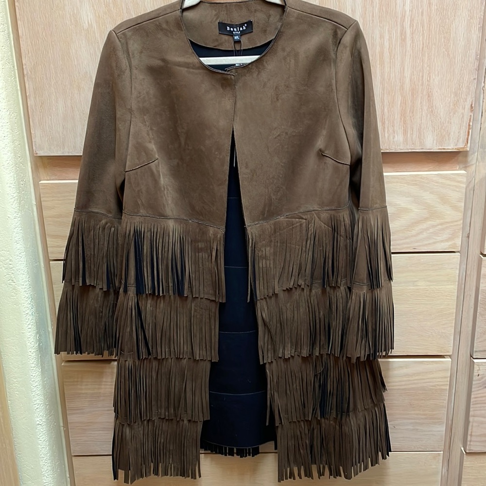 New Faux leather jacket